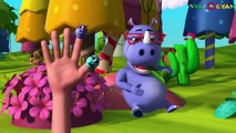 Rhino Finger Family 3D Rhymes | Finger Family 3D Rhymes | Nursery Rhymes For Kids