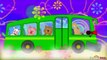 Wheels On The Bus Go Round And Round | Nursery Rhymes Songs With Lyrics And Action For Babies