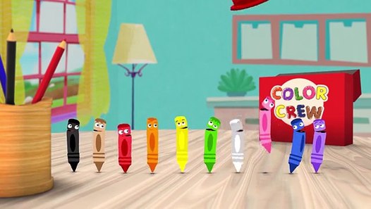 Color Learning for Children - Red and Blue | Color Cartoons for Babies ...