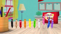 Color Learning for Children - Red and Blue | Color Cartoons for Babies and Toddlers | Color Crew