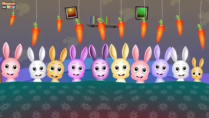 Ten In The Bed Rabbit | Kids Song | Nursery Rhyme with Lyrics