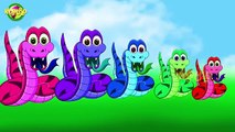 Snake Finger Family Rhymes | Kids World Cartoon Finger Family Rhymes | Nursery Rhymes