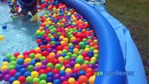 HUGE EGGS HUNT SURPRISE TOYS CHALLENGE Gaint Ball Pit Huge pool Chocolate Egg Disney Cars Toys Train