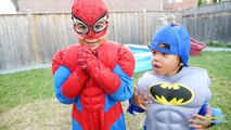 Spiderman VS MALEFICENT Pranks Batman Baby Superheroes Battle in Real Life Movie Battle For Kids IRL