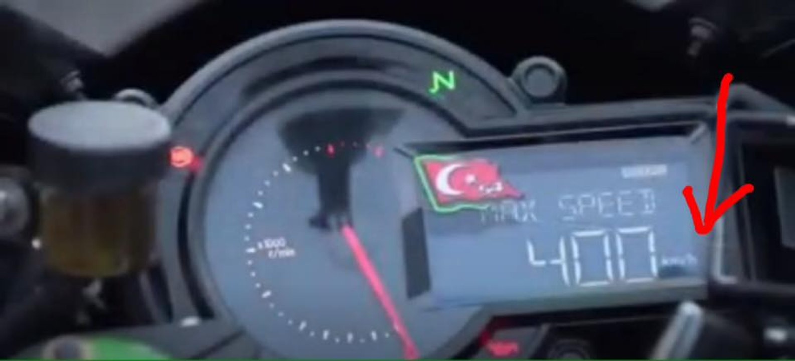 Kawasaki H2R - World Record 400 km/h in 26 sec.