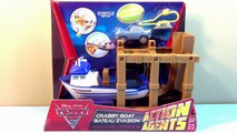 Crabby Boat Play Set- Finn McMissile Action Agents launcher Disney Pixar Cars 2