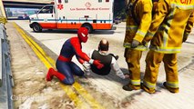 SUPER AMBULANCE CARS in Funny SPIDERMAN Cartoon for Kids & Nursery Rhymes Songs for Children