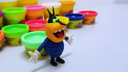 Oggy And The Cockroaches Play Doh: How To Make DEE DEE - Play Doh With Me!