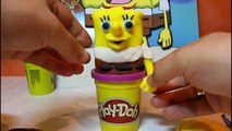 Awesome Sponge Bob With Play Doh & Acrobatics Car Sponge Bob Square Pants