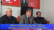Chp Ardeşen İlçe Başkanlığı Görevine Seçilen Erdoğan Nebioğlu Basın Açıklaması