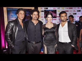 Sunny Leone, Sachiin Joshi,  Kaizad Gustad And Raina Sachiin Joshi At 'Jackpot' Premiere