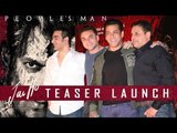 Salman Khan, Arbaaz Khan And Sohail Khan At 'Jai Ho' Teaser Trailer Launch