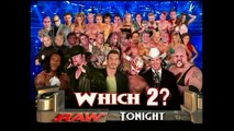 Diva Search Contestants, Jonathan Coachman, Christy Hemme, Viscera and Sgt. Slaughter Segment