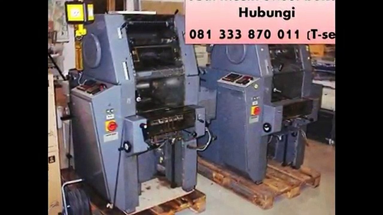 Mesin Cetak Bekas Surabaya,Harga Mesin Cetak Bekas - 081.333.87. 0011 (Tsel)
