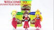 Funny play doh cinderella aurora bella Kids Toys Disney Princess fashion design Dress Up Dolls