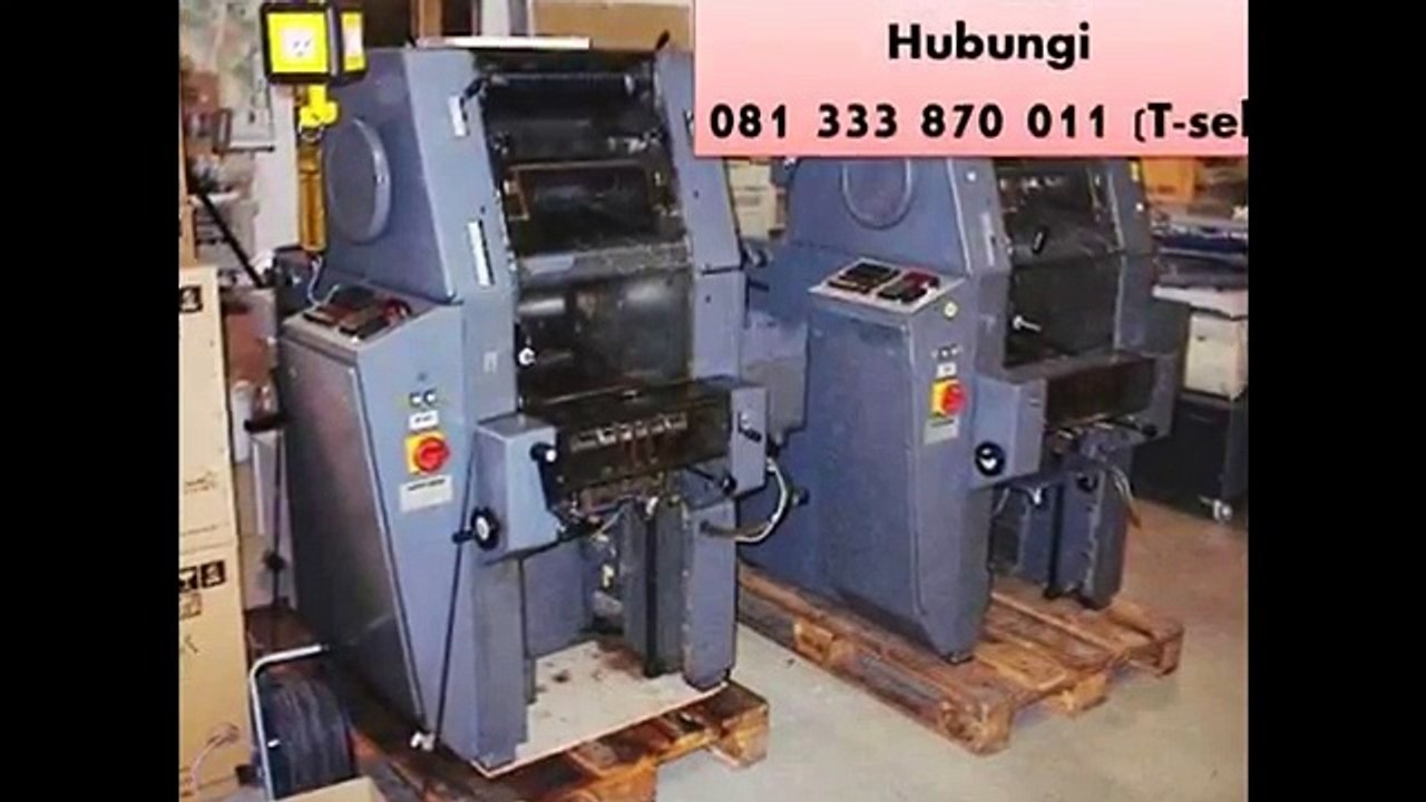 Jual Mesin Offset Oliver Di Palembang,Jual Mesin Offset Oliver Di Solo - 081.333.87. 0011  (Tsel)