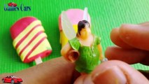 Jada Stephens Cars Play-Doh Ice Cream Popsicles Treats DIY Playdough Rainbow Popsicle