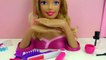 La tête à coiffer de Barbie – Comment faire une coiffure Barbie soi-même