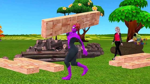 Spiderman Frozen Elsa Pink SpiderGirl Hulk Tree House | Joker Girl Fun Prank | SuperHeroes Movie