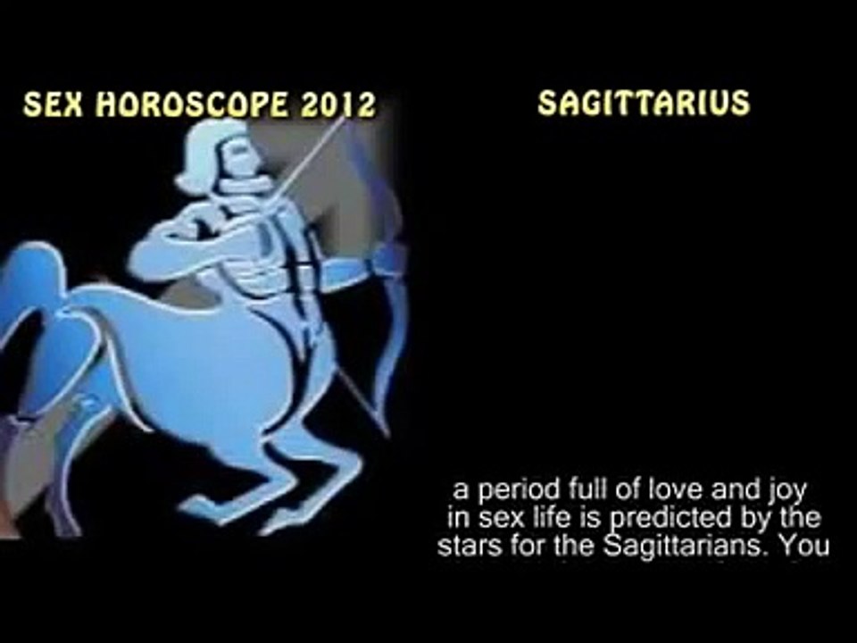 SEX HOROSCOPE 2012-SAGITTARIUS