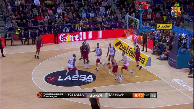 Highlights Bàsquet (Eurolliga) FC Barcelona Lassa - EA7 Emporio Armani (89-75)