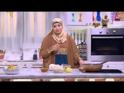 سلطة البطاطس المقلية - كاسات قمر الدين بالكنافة | نجلاء الشرشابي