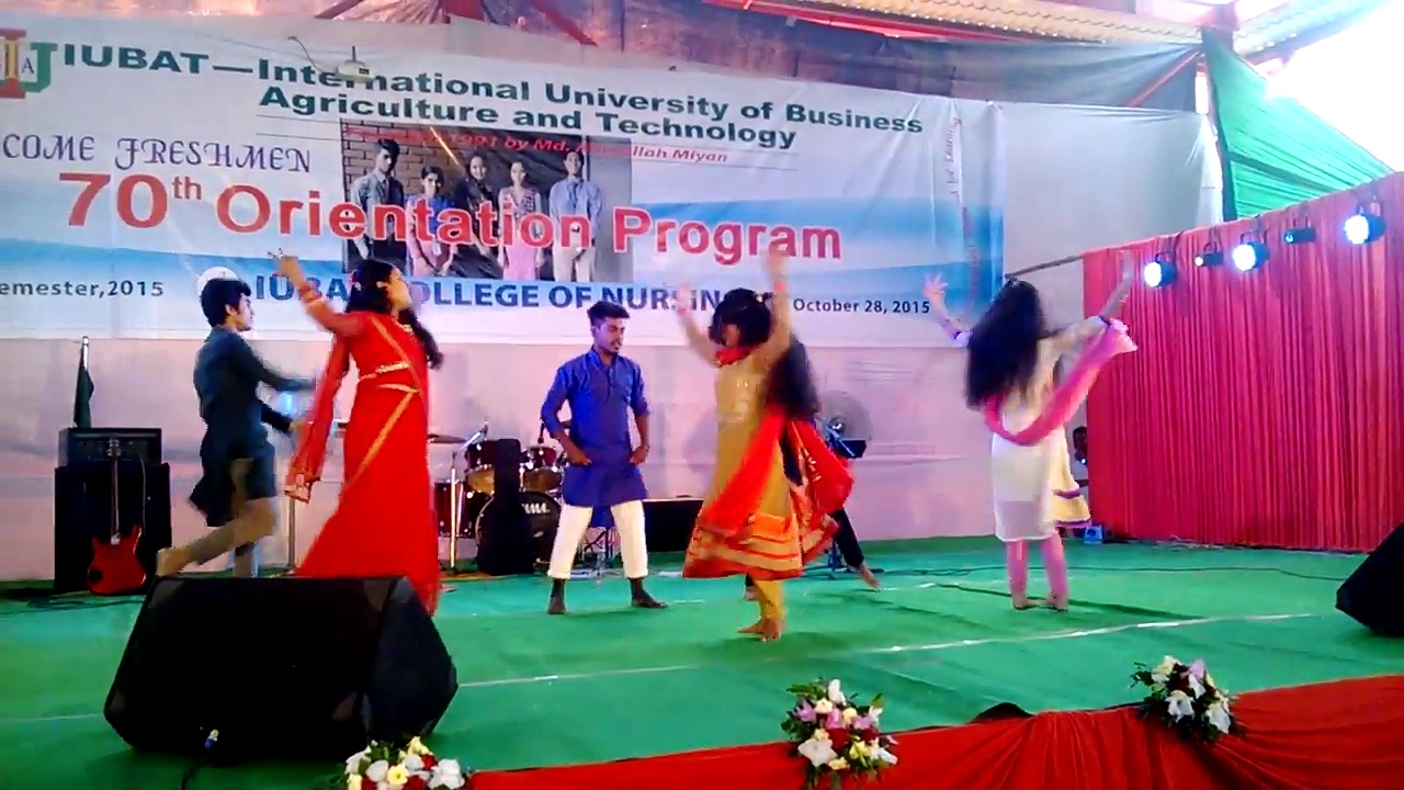 Dance Performance by Nursing Department - IUBAT