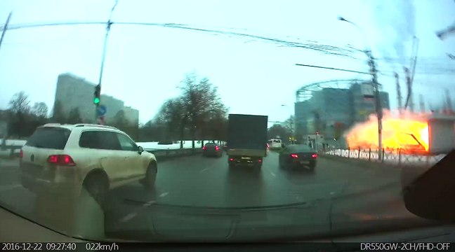 L'explosion d'une station de métro de Russie