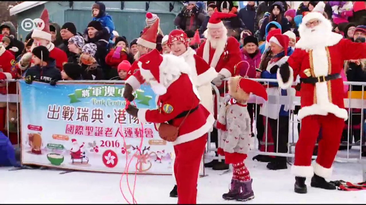 Alle Jahre wieder: Die "Santa Winter Games" | Euromaxx