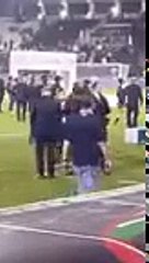 Juventus coach Max Allegri SCREAMING at directors Marotta & Paratici