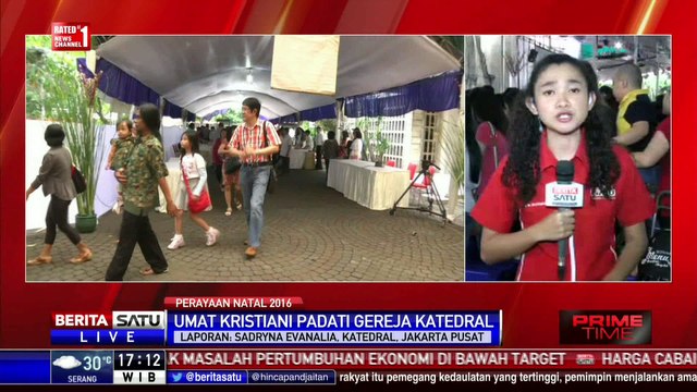 Misa Pertama Malam Natal di Gereja Katedral Berlangsung Khidmat
