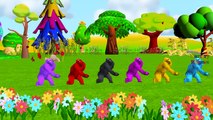 Gorilla Nursery Rhymes For Children | Crazy Green Gorilla Finger Family And Nursery Rhymes