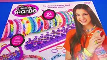 cra-Z-loom bracelet maker CraZArt Shimmer n Sparkle Loom Bands Box Unboxing & Review | deutsch