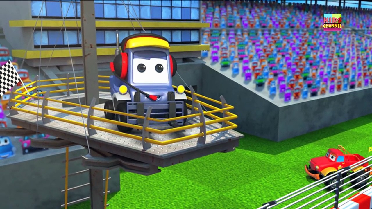 Monster Truck Dan - monster truck dan and the olympics | clash of giants | little red car