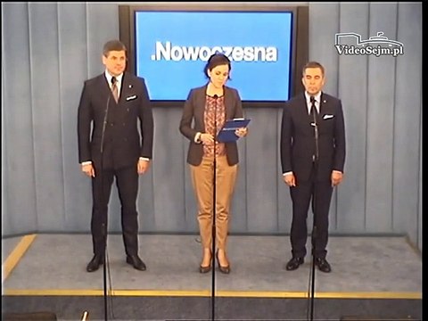 Poseł Paweł Pudłowski - konferencja z 2 grudnia 2016 r.