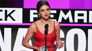 Selena Gomez Touching 2016 AMA Post Rehab Return