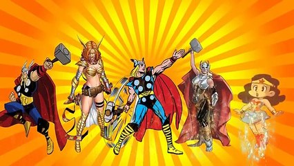 Thor Finger Family Nursery Rhymes For Kids | Finger Family 3D Animation Thor Kids Rhymes