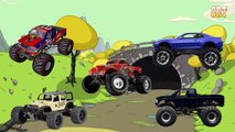 Finger Family Monster Trucks Cartoons Truck Finger Family Rhymes For Kids