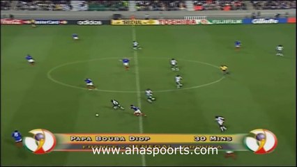 اهداف مباراة السنغال و فرنسا 1-0 كاس العالم 2002