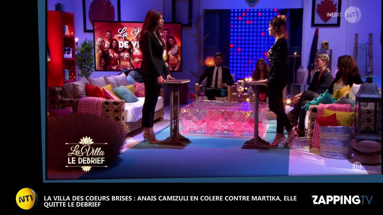 La Villa des cœurs brisés : Anaïs Camizuli en colère contre Martika, elle quitte le plateau du Debrief (Vidéo)