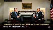 Obama Threatens Action Against Russia