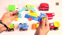 Learning Street Vehicles Names and Sounds for kids | City Cars And Trucks