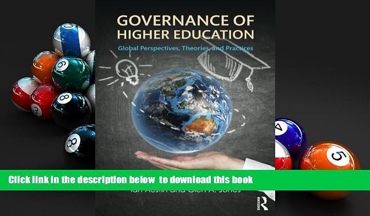 READ book  Governance of Higher Education: Global Perspectives, Theories, and Practices  FREE
