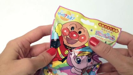 Anpanman Bath Ball Anpanman Surprise Eggs アンパンマン　びっくらたまご 「みんな仲良し編」 Anpanman Bath Powder Soap