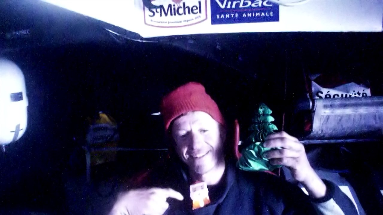 J48 : Jean-Pierre Dick vous souhaite un Joyeux Noël / Vendée Globe
