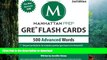 READ book  500 Advanced Words: GRE Vocabulary Flash Cards (Manhattan Prep GRE Strategy Guides)