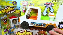 GROSS PETS & PUPPIES!!!! The Ugglys Pet Shop Dirty Dogs Wash Van Truck Gross Homes and Metallic Poop