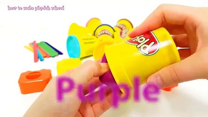Play Doh Lollipops with Car Animal Airplane Molds Fun Creative for Kids 플레이도우 칼라 숫자놀이