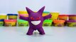 Play Doh Pokemon * Pokemon Gengar Play Doh - How To Make A Play Doh Pokemon