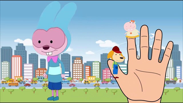 Kare Türkçe Parmak Ailesi - Finger Family Türkçe - Nursery Rhymes